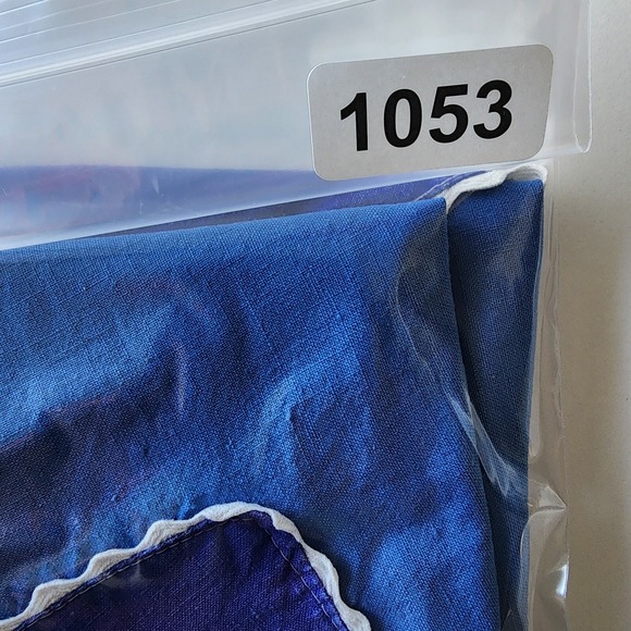 Vintage Half Apron Grannycore Handmade Embroidery Flowers Pocket Cottagecore - Picture 16 of 16